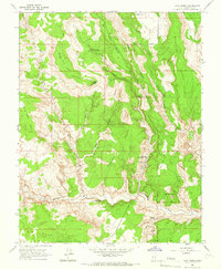 Calf Creek 1964 topographic map thumbnail