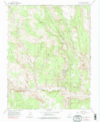 Calf Creek 1964 topographic map thumbnail