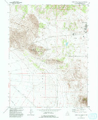 Camels Back Ridge NE 1993 topographic map thumbnail