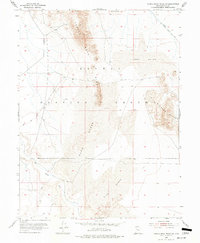 Camels Back Ridge SW 1955 topographic map thumbnail