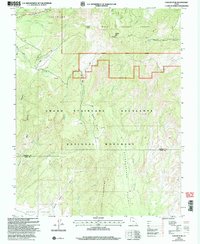 Canaan Peak 2002 topographic map thumbnail