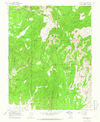 Canaan Peak 1964 topographic map thumbnail
