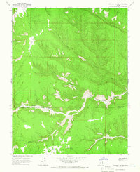 Carcass Canyon 1964 topographic map thumbnail