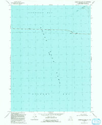 Carrington Island NE 1991 topographic map thumbnail