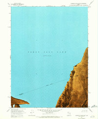 Carrington Island SW 1968 topographic map thumbnail