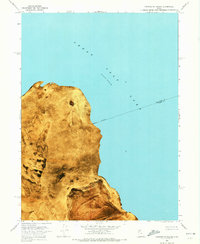 Carrington Island 1968 topographic map thumbnail