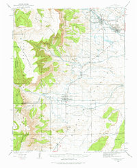 Castle Dale 1923 topographic map thumbnail
