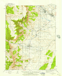 Castle Dale 1923 topographic map thumbnail