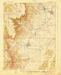 Castle Dale 1925 topographic map thumbnail