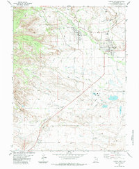 Castle Dale 1983 topographic map thumbnail