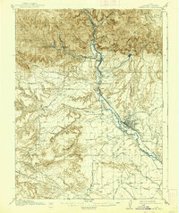 Castle Gate topographic map thumbnail