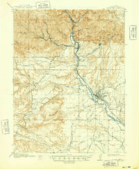 Castle Gate 1916 topographic map thumbnail