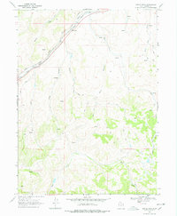 Castle Rock 1968 topographic map thumbnail