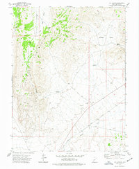 Cat Canyon 1973 topographic map thumbnail