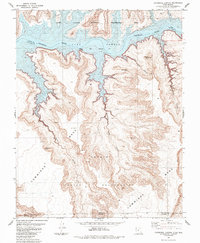Cathedral Canyon 1985 topographic map thumbnail