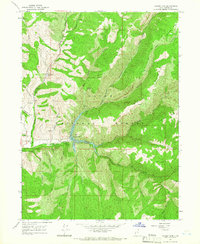 Causey Dam 1964 topographic map preview