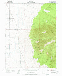 Cave Canyon 1953 topographic map thumbnail