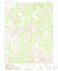 Cave Flat 1987 topographic map thumbnail