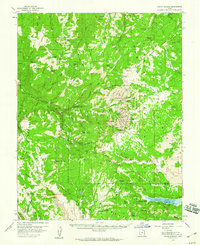 Cedar Breaks 1958 topographic map thumbnail