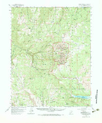 Cedar Breaks 1958 topographic map thumbnail