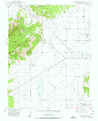 Cedar City NW 1949 topographic map thumbnail