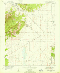 Cedar City NW 1950 topographic map thumbnail