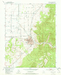 Cedar City 1950 topographic map thumbnail