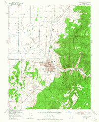 Cedar City 1950 topographic map thumbnail