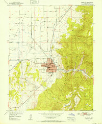 Cedar City 1950 topographic map thumbnail