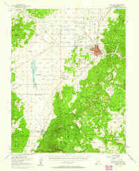 Cedar City 1950 topographic map thumbnail