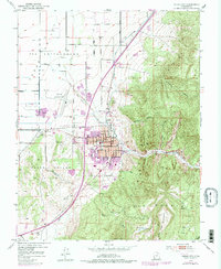 Cedar City 1950 topographic map thumbnail
