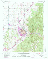 Cedar City 1950 topographic map thumbnail