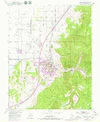 Cedar City 1950 topographic map thumbnail