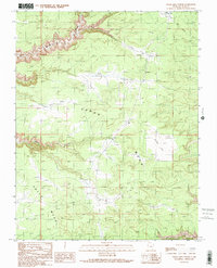 Cedar Mesa North 1989 topographic map thumbnail