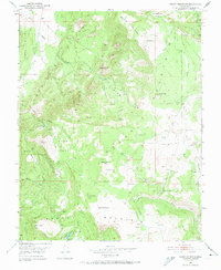 Cedar Mountain 1950 topographic map thumbnail