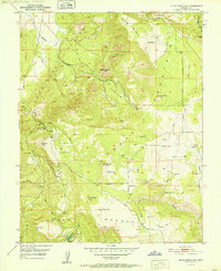 Cedar Mountain 1952 topographic map thumbnail