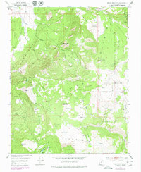 Cedar Mountain 1950 topographic map thumbnail