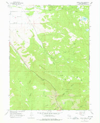 Center Creek 1967 topographic map thumbnail