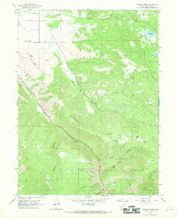 Center Creek 1967 topographic map thumbnail