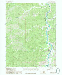 Chandler Falls 1985 topographic map thumbnail