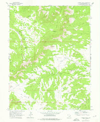 Chimney Rock 1969 topographic map thumbnail