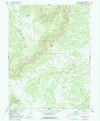Chimney Rock 1969 topographic map thumbnail