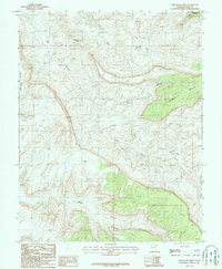 Chocolate Drop 1987 topographic map preview