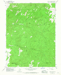 Chriss Canyon 1965 topographic map thumbnail
