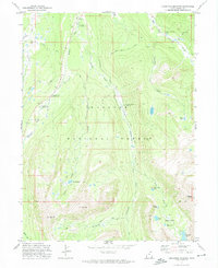 Christmas Meadows 1972 topographic map thumbnail