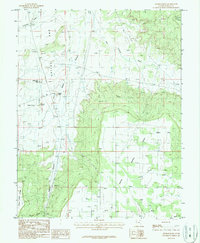 Church Rock 1987 topographic map thumbnail