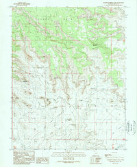 Cigarette Spring Cave 1989 topographic map preview