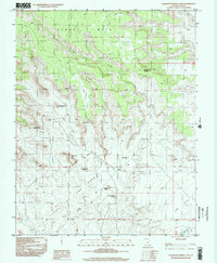 Cigarette Spring Cave 1996 topographic map thumbnail