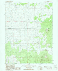 Cinder Crater 1986 topographic map thumbnail