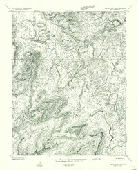 Circle Cliffs 1 SW topographic map thumbnail